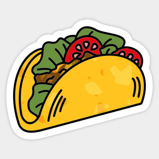 Its just a taco Sticker